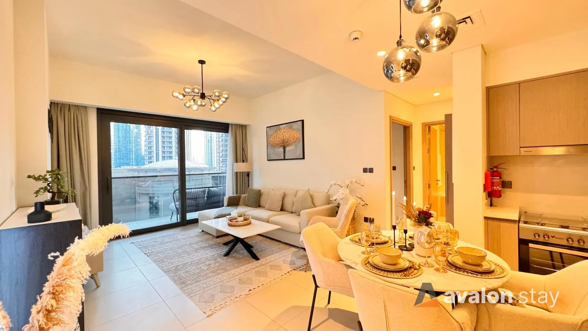 Apartmán Avalonstay - Luxury 1Br Apt In Downtown Dubai-Brand New-Burj Khalifa & Fountain Views From Pool Spojené arabské emiráty