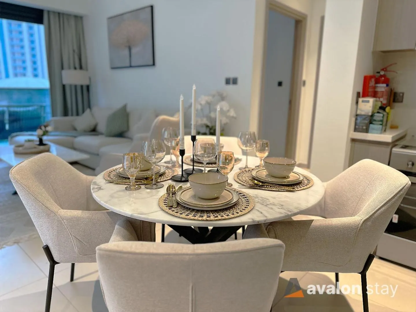 Avalonstay - Luxury 1Br Apt In Downtown Dubai-Brand New-Burj Khalifa & Fountain Views From Pool Apartmán